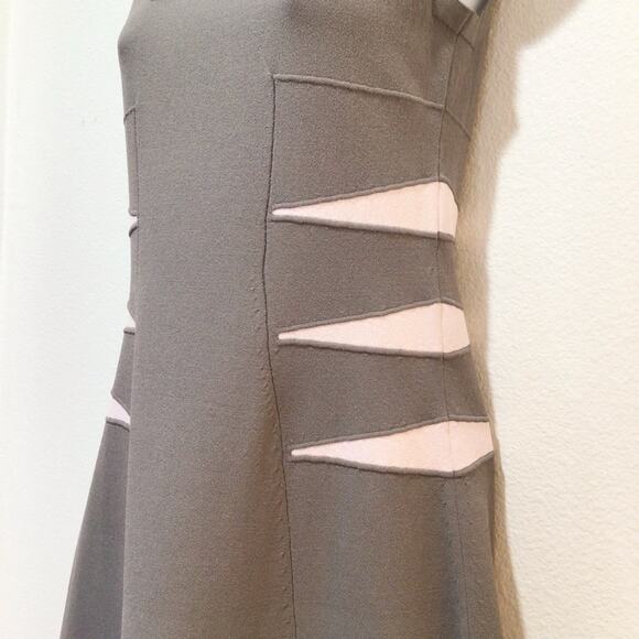 D. EXTERIOR Sleeveless Square Neck Knit Sheath Dress size S - Picture 5 of 8